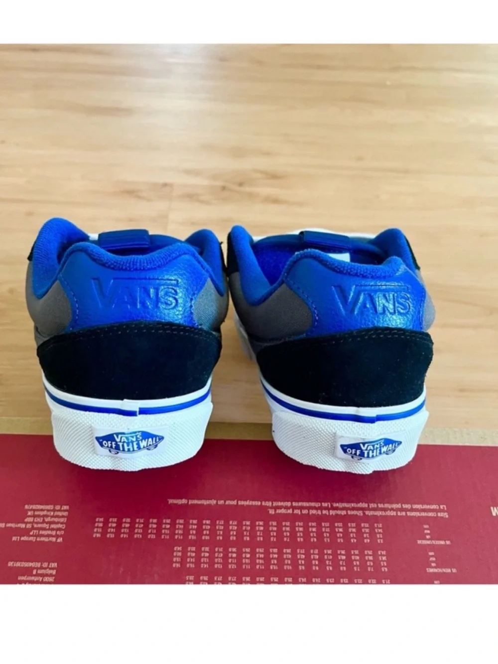 Vans CHUKKA PUSH LS 'BLACK BLUE PEWTER' Mens 13.0 US